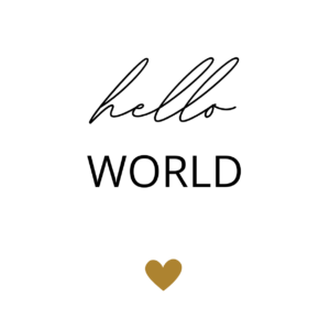 Hello world