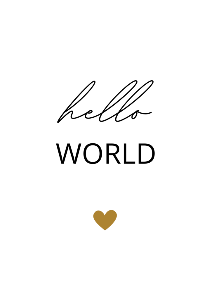 Hello world