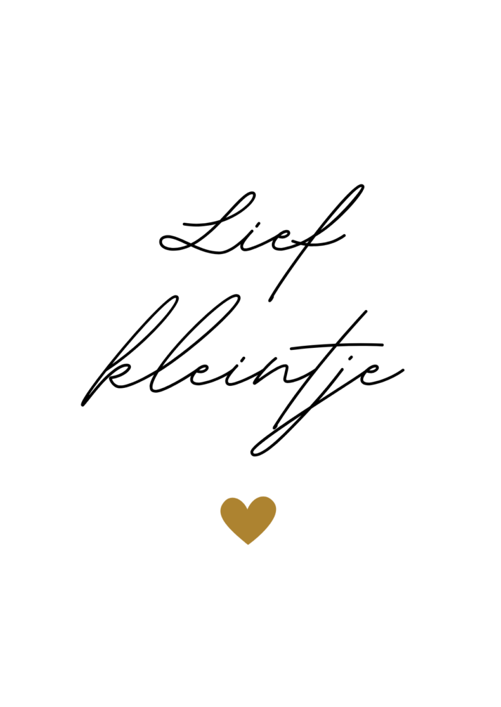 Lief kleintje