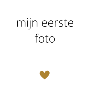 Mijn eerste foto